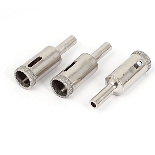 Aexit Diamantada Brocas 14mm 3 Piezas para Vidrio miniatura 1