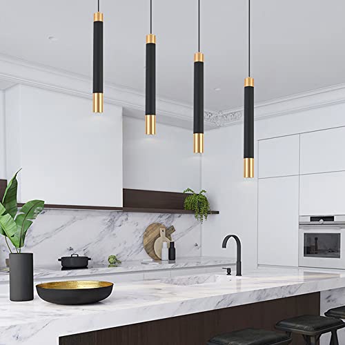 Lámpara de Aluminio Cilíndrico Negro RAGGZZ 45cm Luz Cálida 4