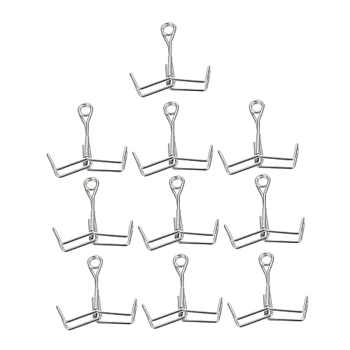 FUNOMOCYA 10 Pcs Spring Water Stop Clip Tubing Clamps Flow Control Hose Pipe Tube Clamps Fuel Line Hose Wine Beer Bottle Hose Clamp Control Tube Clip Hoses Carbon Steel Galvanized Silver