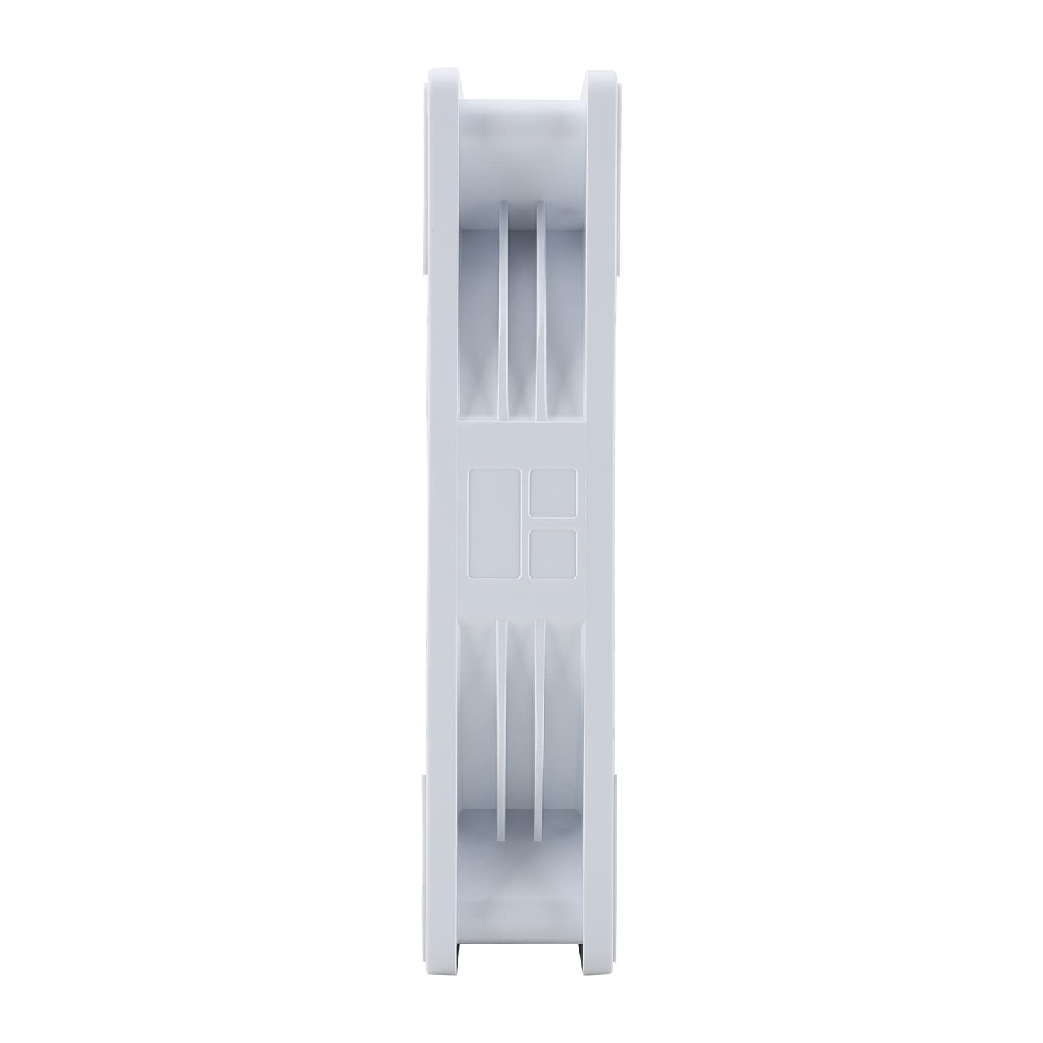 Thermalright TL-S12W - Ventola per CPU da 120 mm, con effetto luce ARGB, ventola per computer PWM Silent con velocità di 1500 giri/min, ventola di raffreddamento CPU, colore bianco (confezione da 3)