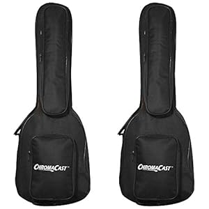 ChromaCast CC-TN-BAG-2PK Ukulele, Black