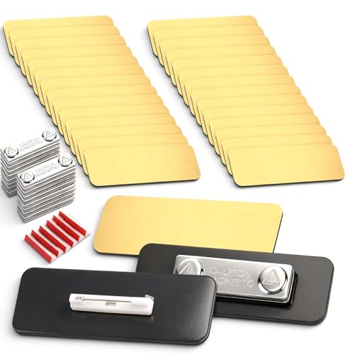 Geyoga �v���X�`�b�N���D 25�p�b�N �s���ƃ}�O�l�b�g�t�� 1 x 3�C���` �u�����N�l�[���o�b�W�z���_�[ �v���X�`�b�NID�^�O�o�b�L���O �w�Z �I�t�B�X �]�ƈ��p �S�[���h