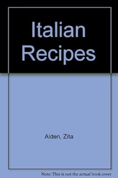 Hardcover Italian Recipes Book