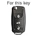2 PCS Silicone 3 Button Remote Key Case Fob Shell Cover for VW Beetle Caddy Eos Jetta Golf Polo Scirocco Sharan Tiguan Touran Passat Bora Transporter T5 Car Replacement