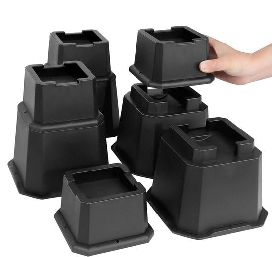 Rehausseurs de meubles réglables pour lit et table de 5 à 15 cm