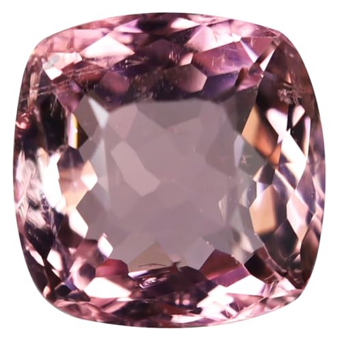 Tourmaline rose du Mozambique 3,11 ct taille coussin 9x9mm gemme naturelle