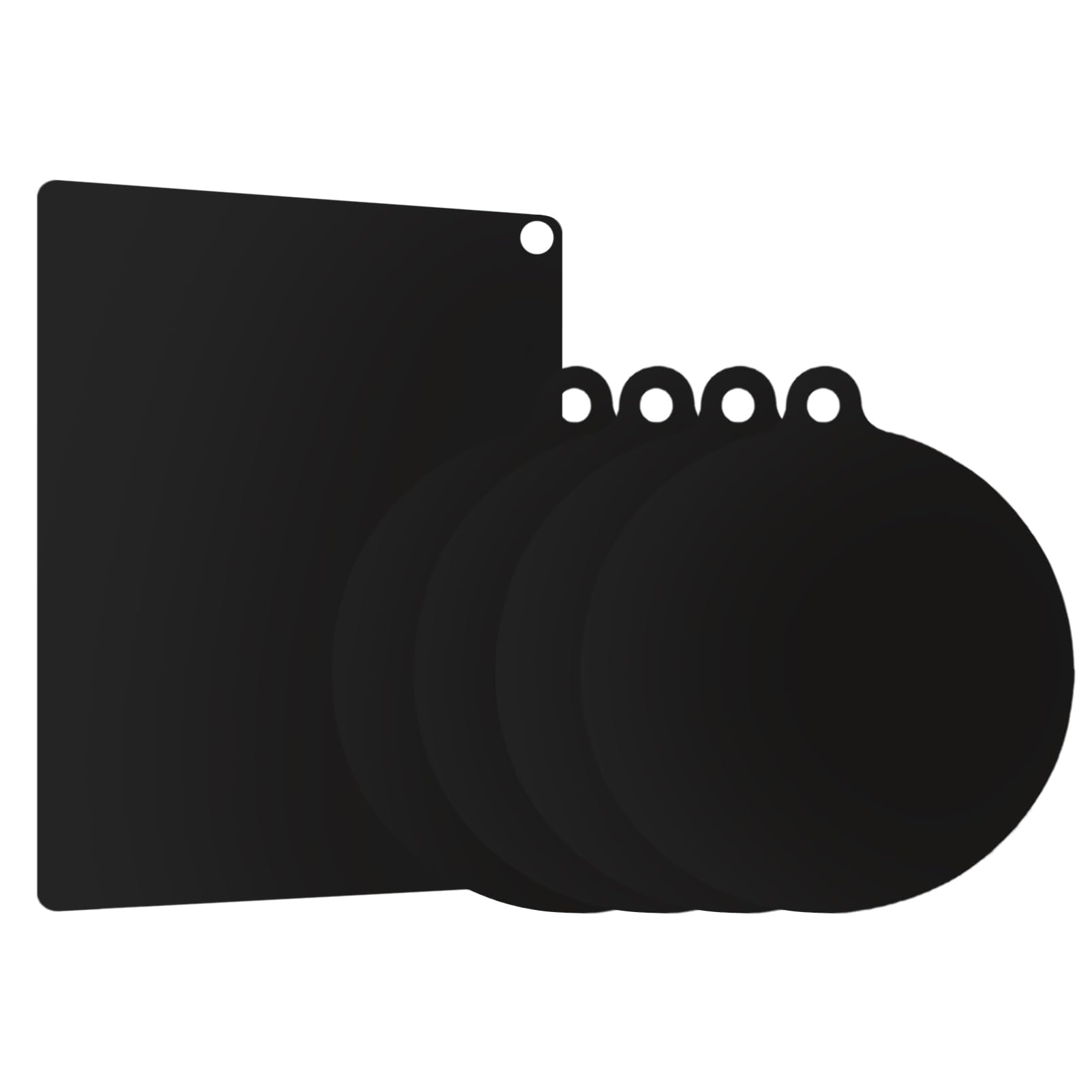 5 Pcs Induction Cooktop Mat Set, Silicone and Glass Fiber Heat Protection Mat, Anti-Scratch Stove Top Protector​ for Home Kitchen (Magnetic Induction Cooktop Only)