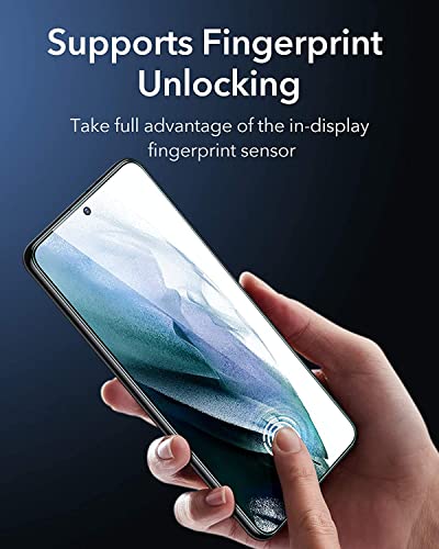 Image of STP FEEL (2 Pack Unbreakable Membrane Screen Protector Guard For Samsung Galaxy S21 FE (6.4 Inch) | Membrane Ultra Smooth Touch with Finger Print Support - HD /3 Months Warranty