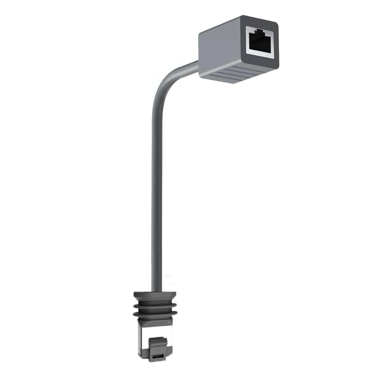Przedłużacz CAT6 z wodoodpornym łącznikiem RJ45, kompatybilny z interfejsem Starlink Gen 3 i Mini, interfejs 8P8C, długość 0,3 m, wodoodporność IP68, pyłoszczelny rdzeń z czystej miedzi, trwały 5000+