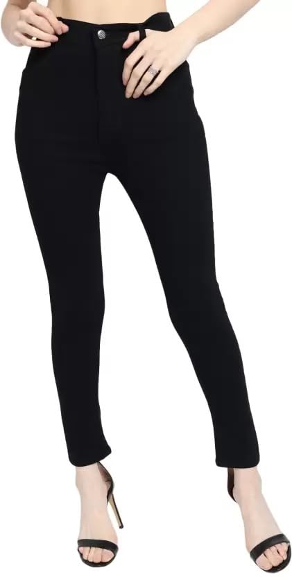 Image of Women Washed Skinny Fit Navy /grey-26