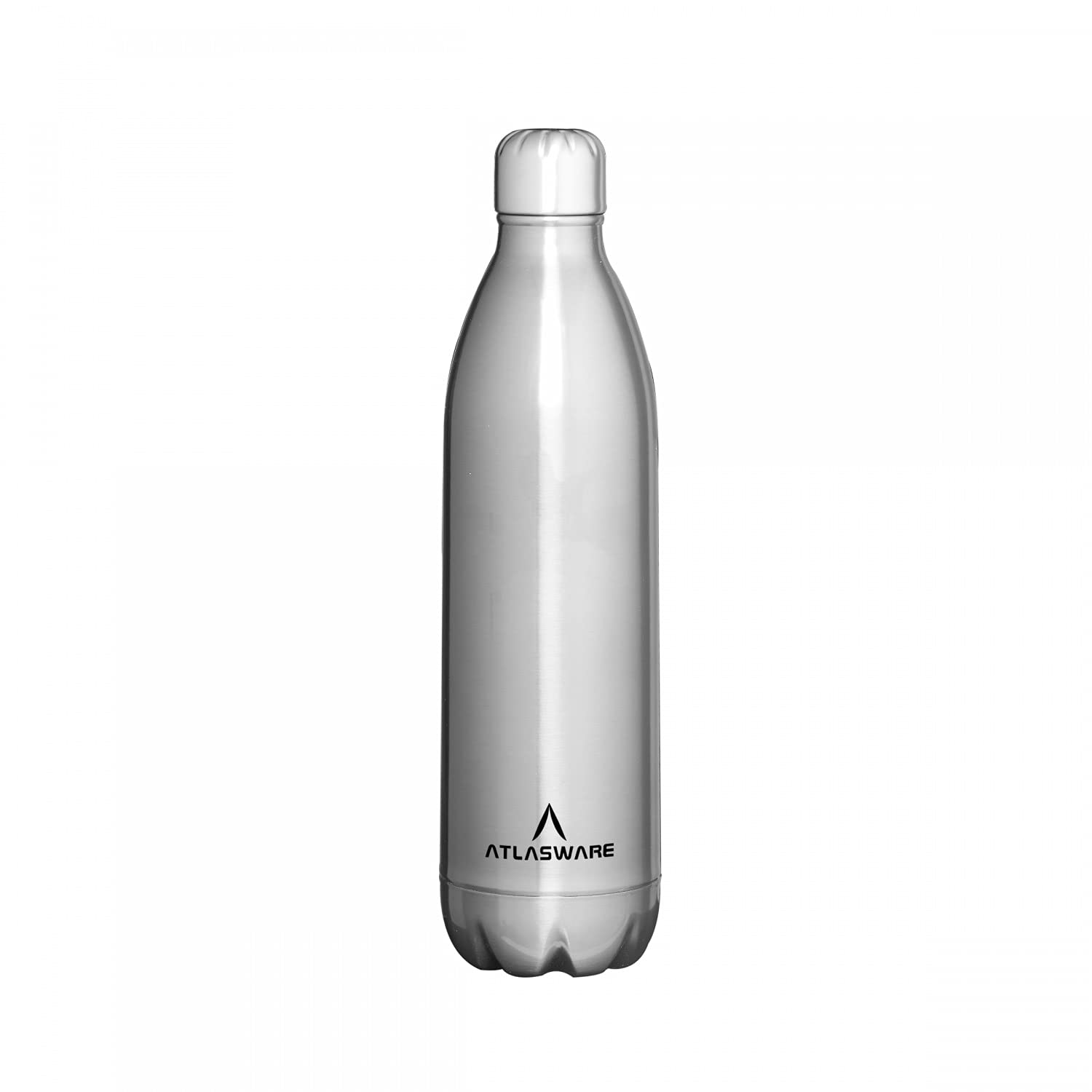 Atlasware Stainless Steel Vacuum Bottle, 750 ml - Matt Steel