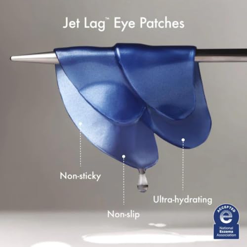 Image of Summer Fridays Jet Lag Hydrating Eye Patches - De-puffing Hydrogel Under Eye Masks with Hyaluronic Acid, Caffeine + Peptides - Soothing + Refreshing At-Home + Travel Skin Care (15 Pairs)