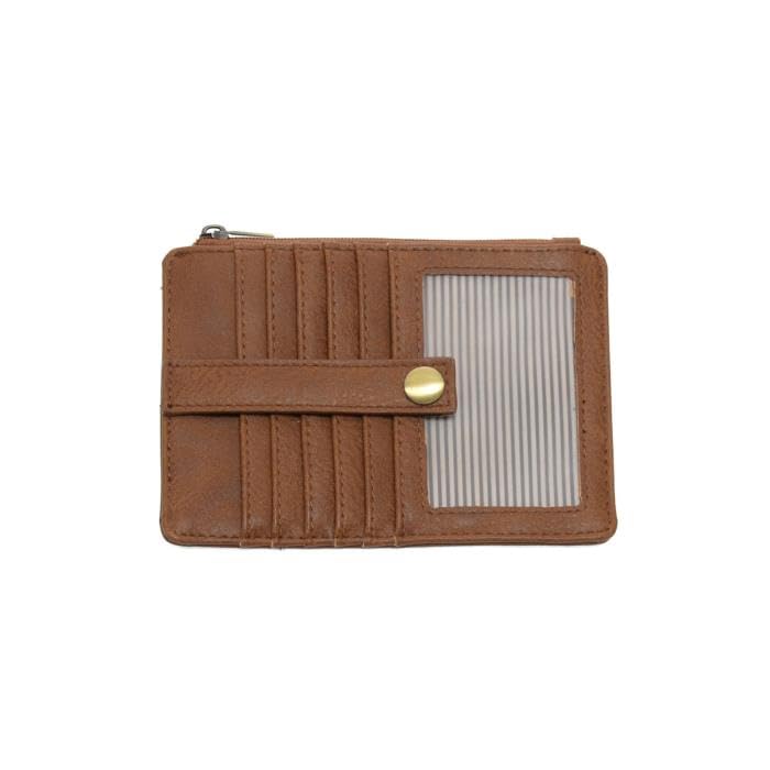 Image of Joy Susan Women's Fashion Purse New Penny Mini Travel Wallet Hand Bag - Pecan