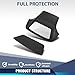 PIT66 Convertible Soft Top Replacement with Clear Window 1 Pc Compatible with BMW 3-Series E30 Convertible 1986 1987 1988 1989 1990 1991 1992 1993 Black