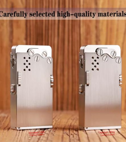 Encendedor de queroseno metálico de llama abierta miniatura 4