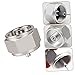 YARNOW Professional Gas Tank Converter with Adjustable Pressure Durable Aluminum Furnace Adapter for Camping BBQ and Outdoor Cooking Tools
