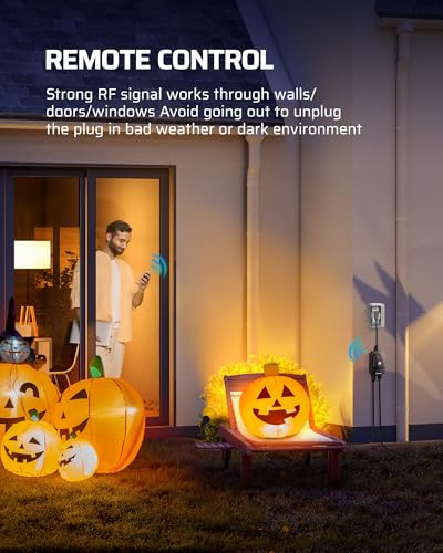 Dewenwils HODT12B Outdoor Light Sensor Timer Waterproof thumb #4