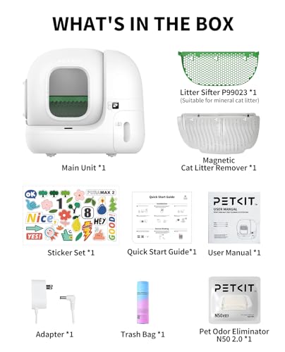 PETKIT PuraMax 2 Automatic Self-Cleaning Litter Box with App Control — view 9