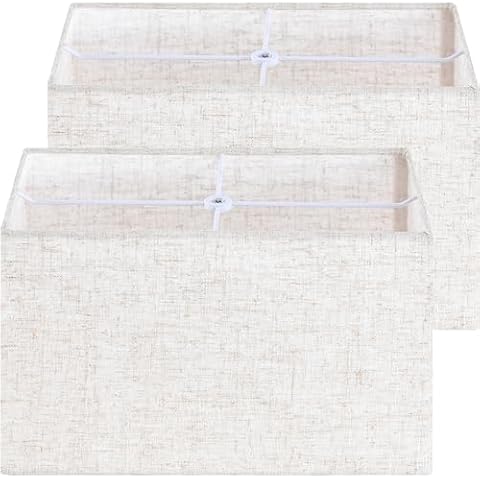GOSO Beige Oatmeal Lamp Shades Set Cover