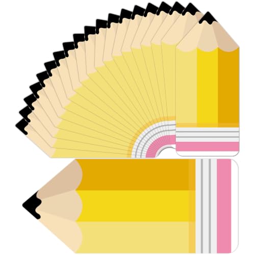 Image of Vuzvuv 60Pcs Paper Yellow Pencil Cutouts for Bulletin Board Decorations
