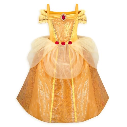 Disney Store Official Princess Costumes (Belle from Beauty and the Beast) – Princess Outfits for Dress Up and Play