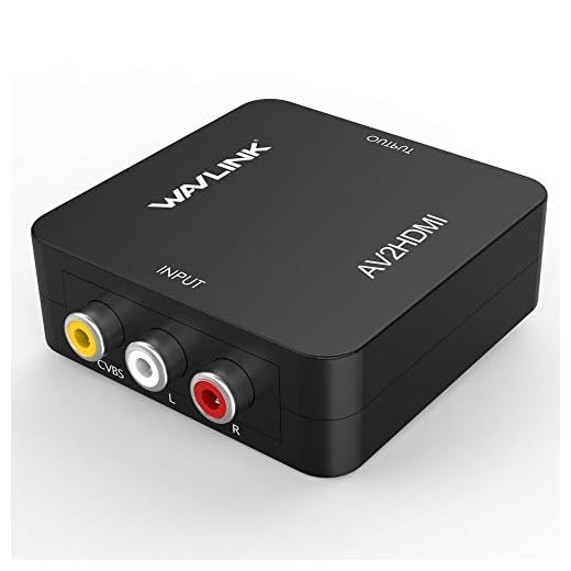 HeroNeo 5 Stücke Mini Saugnapf Halter Plunger Ständer für Handy iPhone iPod PSP I 6 AV auf HDMI Adapter, WAVLINK Composite CVBS 1080P RCA auf HDMI Konverter mit USB-Ladekabel, AV zu HDMI Adapter Unterstützung PAL/NTSC, für PC Mini Xbox PS3 TV STB VHS VCR Kamera DVD
