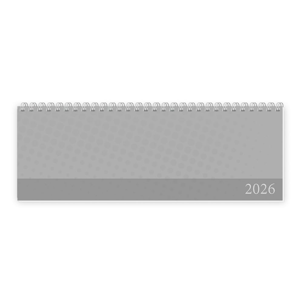 TRÖTSCH - Schreibtischquerkalender 1 2026 Wochenplaner Tischkalender mit Platz für Eintragungen: Tischkalender Wochenkalender