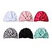 COUXILY Baby Hat 6 Unids Recién Nacido Elastico Stretch Head Wrap Infantil Turbante Niño Bebé Nudo Diadema (HP-C02)