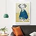 Hanna Peterson Dalmatian in Sweatshirt Poster Artworks Picture Print Poster Wall Art Painting Canvas Decor Home Posters Decorative 12x18inch(30x45cm)
