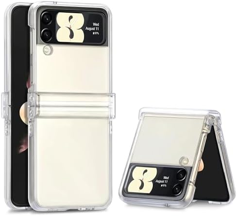 Capa Protetora Premium Compatível ¨Samsung Galaxy Z Flip 4 Transp...