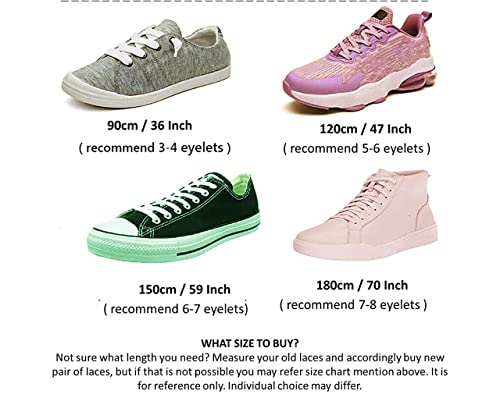 Image of Round Shoelace (2 Pair) Boot Laces Running, Sports, Gym, Casual Dual Coloured Striped Shoe String