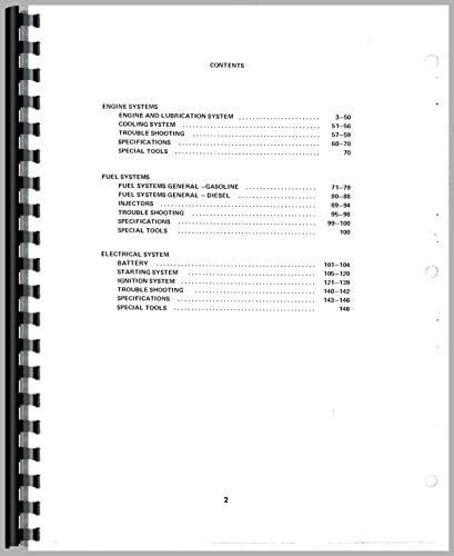 Ford 5000 Engine Service Manual (1965-1975)