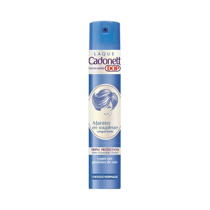 Cadonett laque cheveux normaux formule anti-frizz maintien durable lot de 3