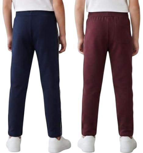 Image of Boys Regular Fit Cotton Pants, Track Pants and Lowers for Boys Age 4-14 Years Kids