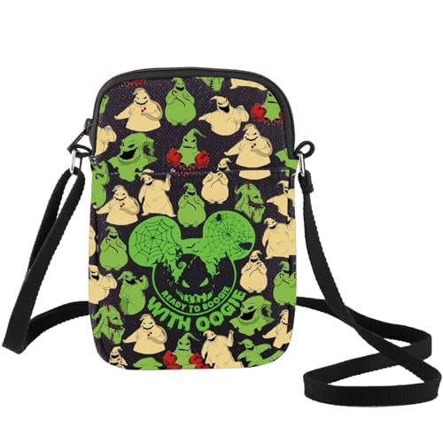BWWKTOP Ghost Crossbody Bag Nightmare Ghost Fans Gift Halloween Horror Ghost Shoulder Bag