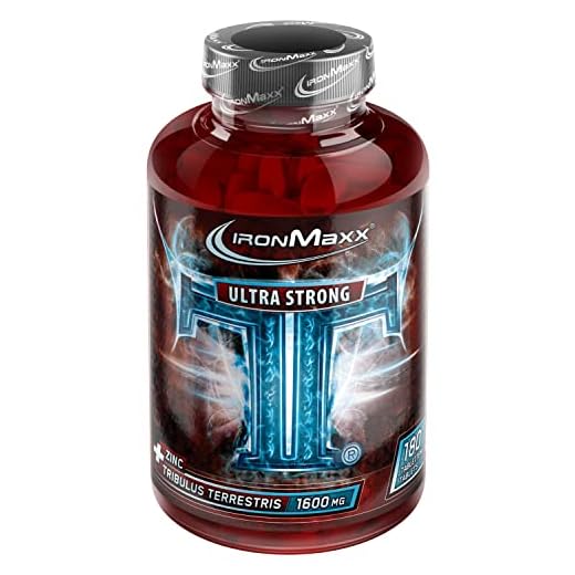 IronMaxx TT Ultra Strong Tribulus Terrestris - 180 Tabletten | 1600mg Tribulut Terrestris Extrakt pro Tablette | hochdosiert mit Zink