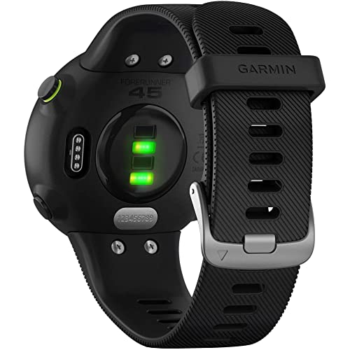 Garmin - Forerunner 45 - Montre de Course à Pied avec Prise en Charge des programmes d'entraînement Coach - Large, Noir