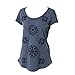Lucky Brand Women's Embroidered Novelty T-Shirt