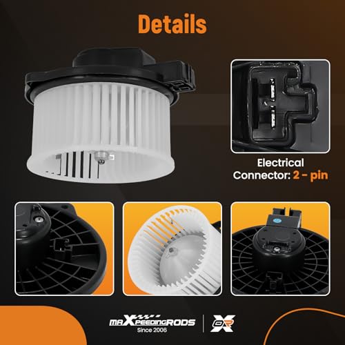 Image of maXpeedingrods HVAC Heater Blower Motor w /Fan 700296 Fit for Mazda 3 2014-2018, Mazda CX-5 2013-2016 2.0L 2.5L # PM4106 KD45-61-B10 DD2F61B10 GHP961B10 LFh25EP GS1D61B10