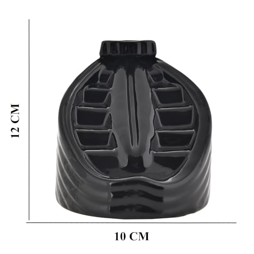 Image of Ceramic Backflow Smoke Fountain Incense Holder for Home Decor Gifts with 20 Smoke Cones by Craftam