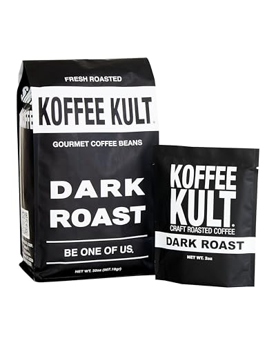 Koffee Kult Dark Roast Café en Grano 2oz miniatura 5