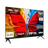 Smart TV TCL 32 Polegadas HD QLED S5K WiFi Bluetooth Google TV 2 HDMI HDR10 Dolby Audio 32S5K