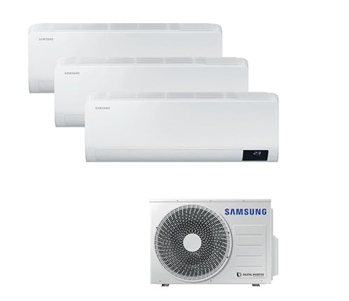 SAMSUNG LUZON CONDIZIONATORE AJ052TXJ3KG TRIAL SPLIT 7000+9000+9000 BTU R32 19DB A++