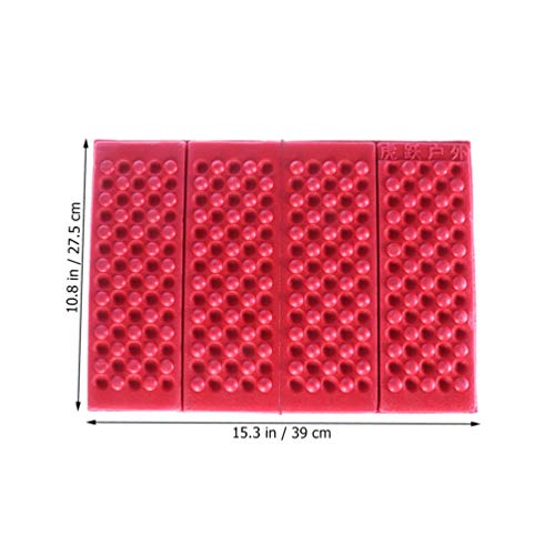 BESPORTBLE, 2 peças, tapete de acampamento leve, portátil, dobrável, espuma para sentar, impermeável