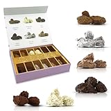 CHAMBALL DELUXE. -12 Trufas de Chocolate con: 2 de Chili, 2 de Pistacho, 2 de Cookies, 2 de Pedro Ximenez, 2 de Whisky y 2 de Champagne Ideal para Regalar- Bombones. Chocolates para regalar.