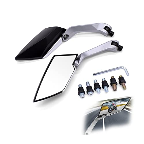Espejos de moto de 8 10mm para rutas urbanas y circuitos de cross Ninja KX
