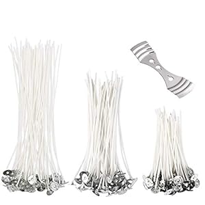 Kerzendocht 150 Stück Kerzen Dochte Candle Wick in 3 Verschiedenen Größen für die Kerzenherstellung Kerze DIY(90 mm,150…
