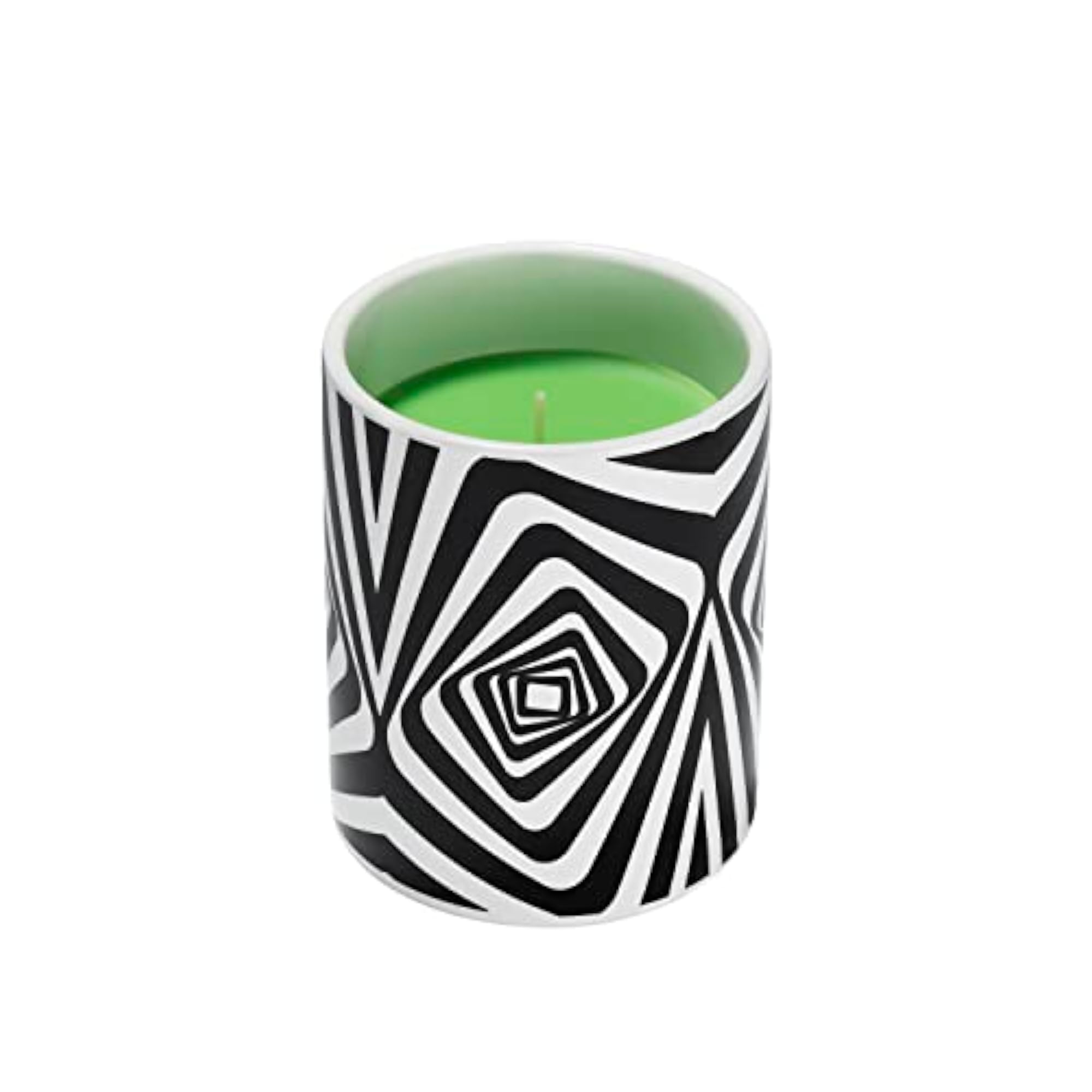 Slow Color-Changing Ceramic Scented Candle - Vibin' Green
