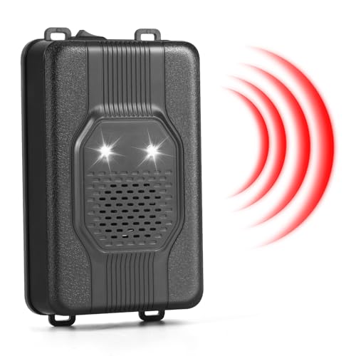 Gerbala Repelente de roedores para Coche con luz Intermitente, Protección Inmediata Y Duradera contra Roedores En El Compartimento del Motor, Eficaz Repelente de roedores para Coche, jardín, ático