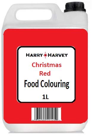 1 Litre, 33 Ounces Red Liquid Food Color Coloring - Harry Harvey